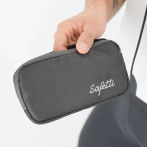 billetera safetti gris impermeable daniel y anonimo